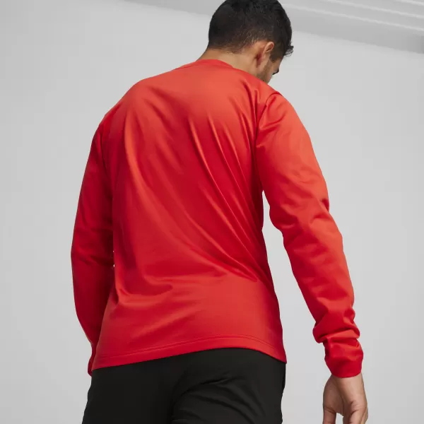  Muška dukserica PUMA TEAMGOAL TRAINING SWEAT 658649_01 PUMA CRVENA/PUMA BIJELA/BRZO CRVENA 