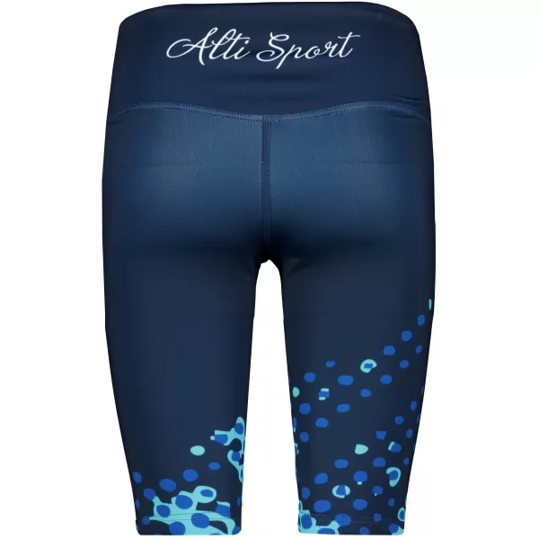  Ženske tajice iznad koljena premium ALTISPORT VOJ/ALW109LEG02 KRALJEVSKO PLAVA 