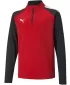 Dječja dukserica PUMA TEAMLIGA 1/4 ZIP TOP JR 657237_01 PUMA CRVENA/PUMA CRNA