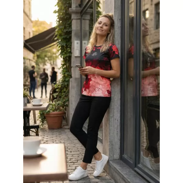  Ženska premium funkcionalna majica ALTISPORT VOJ/ALW089TR01 CRVENA 