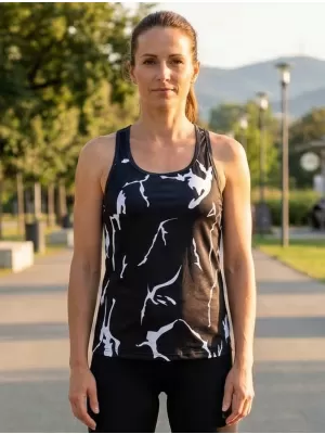 Ženska premium funkcionalna majica bez rukava ALTISPORT VOJ/ALW052TIL01 CRNA