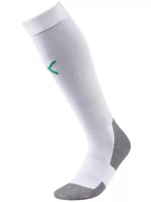 Nogometne čarape PUMA TEAM LIGA SOCKS CORE 703441_15 PUMA BIJELA/PAPRIKA ZELENA