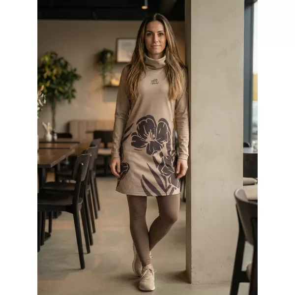  Ženska vrhunska produžena majica ALTISPORT VOJ/ALW0107MI06 SMEĐA 