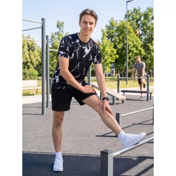  Muška premium funkcionalna majica ALTISPORT VOJ/ALM052TR01 CRNA 