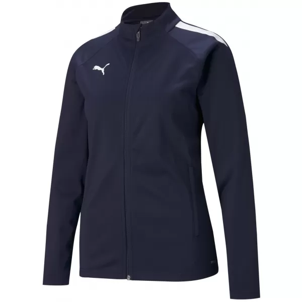  Ženska jakna PUMA TEAMLIGA TRAINING JACKET W 657252_06 PEACOAT/ PAUNICA/PUMA BIJELA 