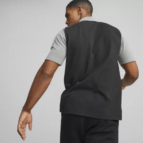  Muška marka s ovratnikom PUMA TEAMCUP CASUALS POLO 657991_03 PUMA CRNA 