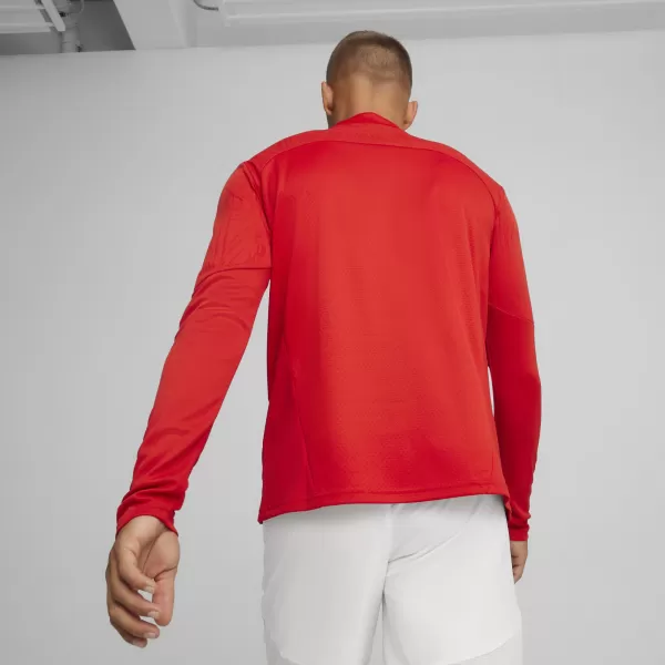  Košulja PUMA TEAMFINAL TRAINING 1/4 ZIP T 658551_01 PUMA RED/PUMA SILVER 