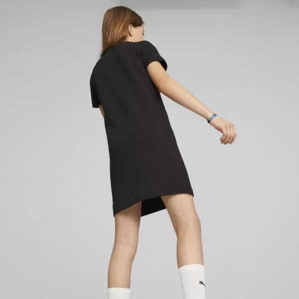  Haljina PUMA ESS+ LOGO DRESS 673493_01 PUMA CRNA 
