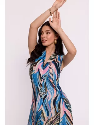 Haljina BEWEAR B283 PLAVA