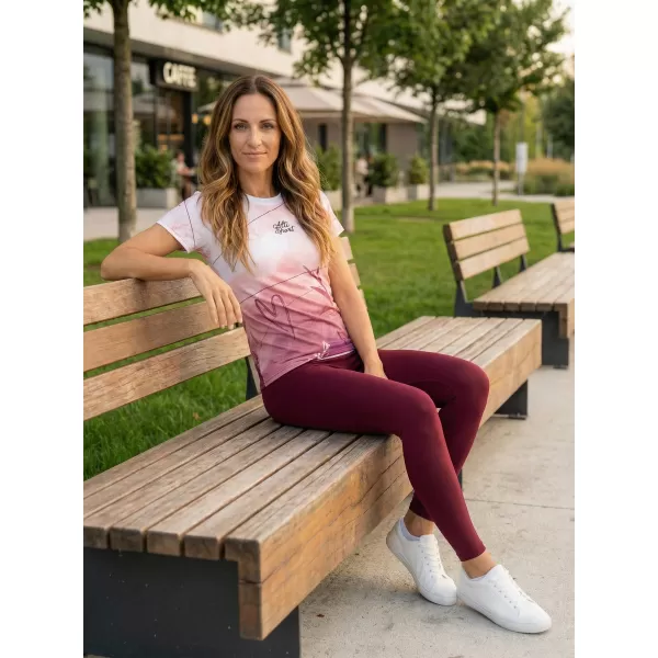  Ženska premium funkcionalna majica ALTISPORT VOJ/ALW083TR01 BIJELO RUŽIČASTO 