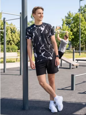 Muška premium funkcionalna majica ALTISPORT VOJ/ALM052TR01 CRNA