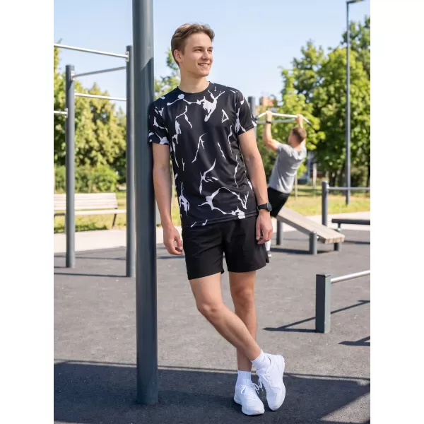  Muška premium funkcionalna majica ALTISPORT VOJ/ALM052TR01 CRNA 