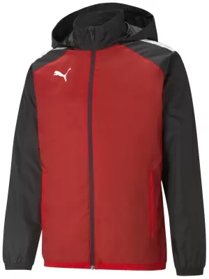 Jakna PUMA TEAMLIGA ALL WEATHER JACKET 657245_01 PUMA CRVENA/PUMA CRNA