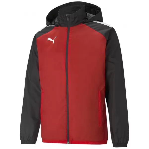  Jakna PUMA TEAMLIGA ALL WEATHER JACKET 657245_01 PUMA CRVENA/PUMA CRNA 