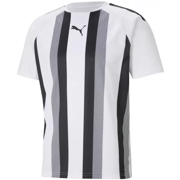  Muška funkcionalna košulja PUMA TEAMLIGA STRIPED JERSEY 704920_04 PUMA BIJELA/PUMA CRNA 
