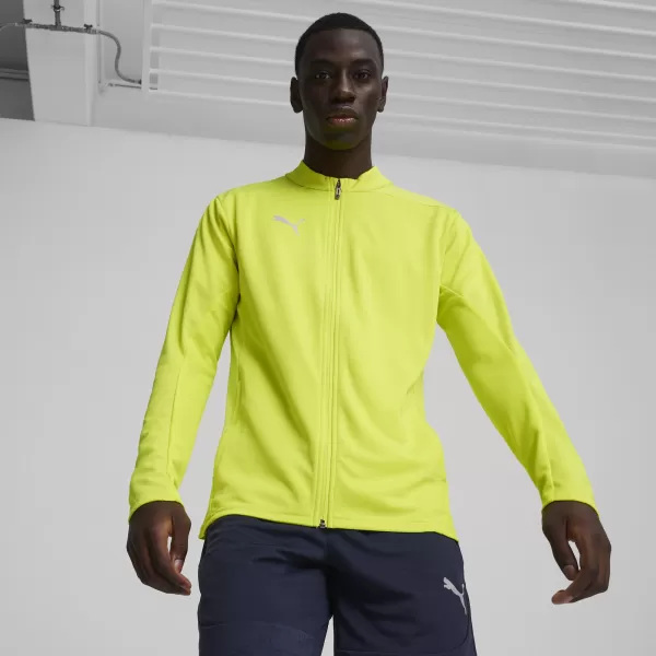  Jakna PUMA TEAMFINAL TRAINING JACKET 658554_30 ELECTRIC LIME/ ELEKTRIČNA VAPNA/PUMA SREBRO 