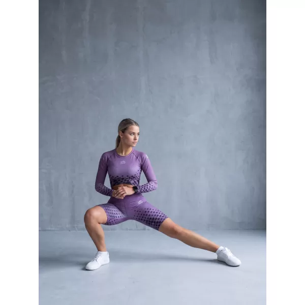  Ženske tajice iznad koljena premium ALTISPORT VOJ/ALW109LEG02 LJUBIČASTA 