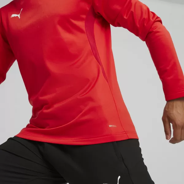  Muška dukserica PUMA TEAMGOAL TRAINING SWEAT 658649_01 PUMA CRVENA/PUMA BIJELA/BRZO CRVENA 