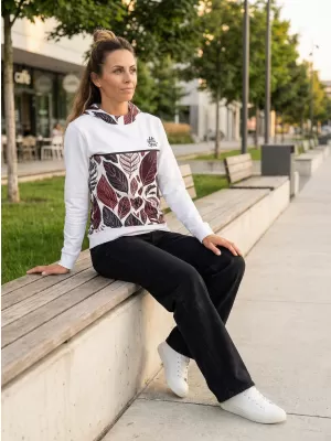Ženska vrhunska funkcionalna majica ALTISPORT VOJ/ALW061MI01 BIJELO/BORDO
