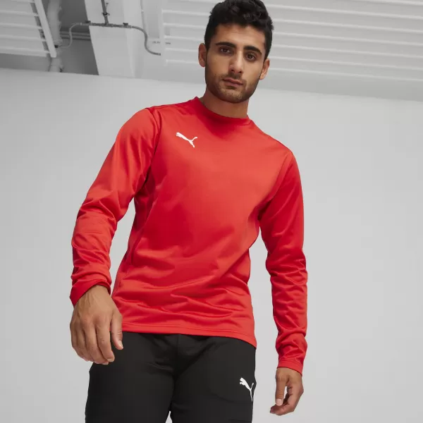  Muška dukserica PUMA TEAMGOAL TRAINING SWEAT 658649_01 PUMA CRVENA/PUMA BIJELA/BRZO CRVENA 