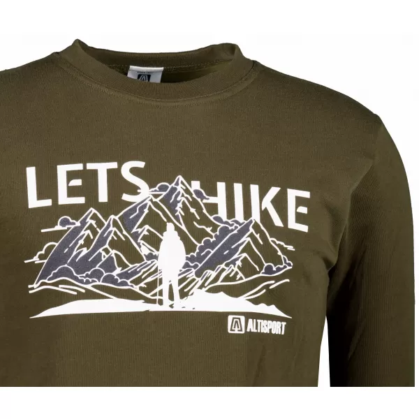  Muški sweatshirt ALTISPORT ALM190406 VOJNOG 