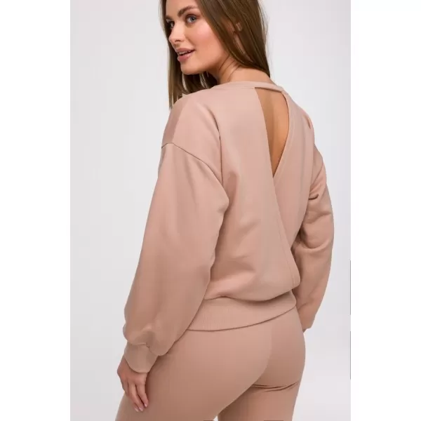  Ženski sweatshirt BEWEAR B293 MOKA 