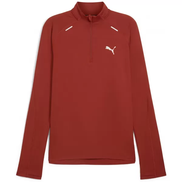  Košulja PUMA RUN CLOUDSPUN 1/4 ZIP 525781_63 MARS RED 