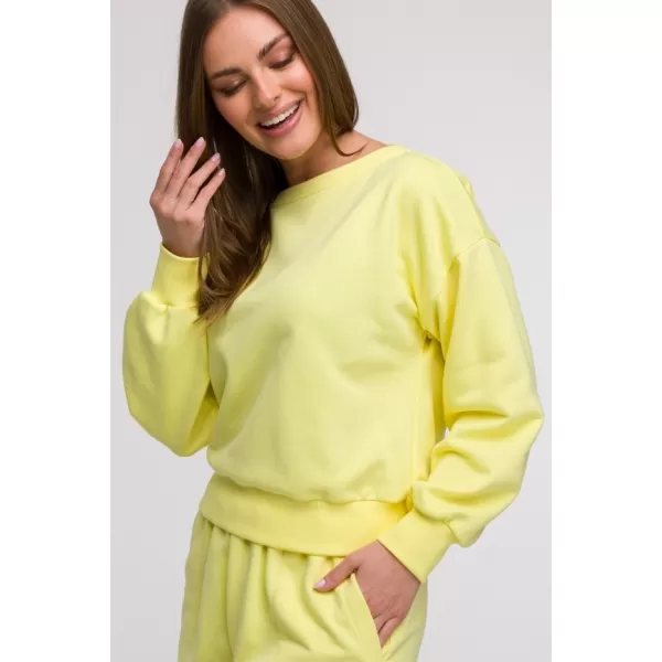  Ženski sweatshirt BEWEAR B293 LIMUN 