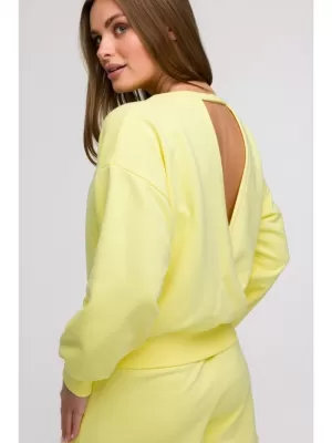 Ženski sweatshirt BEWEAR B293 LIMUN