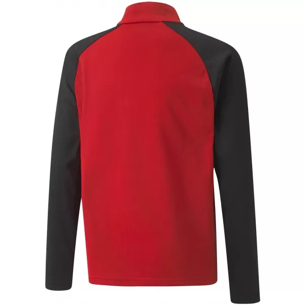  Dječja dukserica PUMA TEAMLIGA 1/4 ZIP TOP JR 657237_01 PUMA CRVENA/PUMA CRNA 