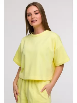 Ženski sweatshirt BEWEAR B294 LIMUN