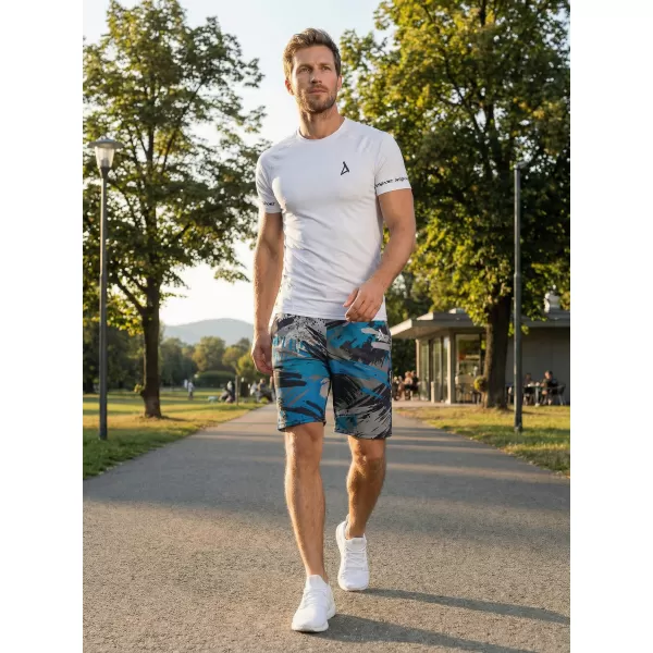 Muške premium funkcionalne kratke hlače ALTISPORT VOJ/ALM014KRA01 CRNI/KEROZIN 