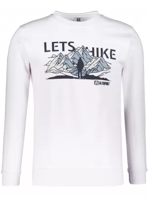 Muški sweatshirt ALTISPORT ALM190406 BIJELA