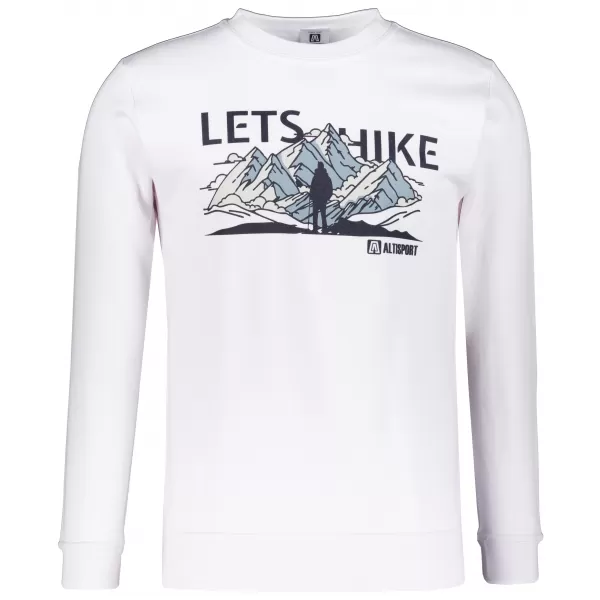  Muški sweatshirt ALTISPORT ALM190406 BIJELA 
