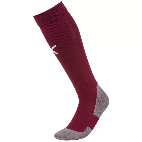  Nogometne čarape PUMA TEAM LIGA SOCKS CORE 703441_09 CORDOVAN/ CORDOVAN/PUMA WHITE 