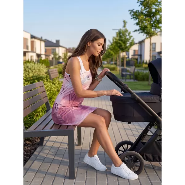  Ženska premium funkcionalna haljina ALTISPORT VOJ/ALW083SAT01 BIJELO RUŽIČASTO 