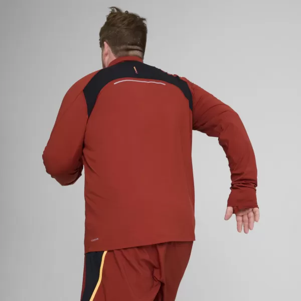  Košulja PUMA RUN CLOUDSPUN 1/4 ZIP 525781_63 MARS RED 