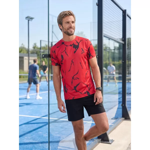  Muška premium funkcionalna majica ALTISPORT VOJ/ALM052TR01 CRVENA 
