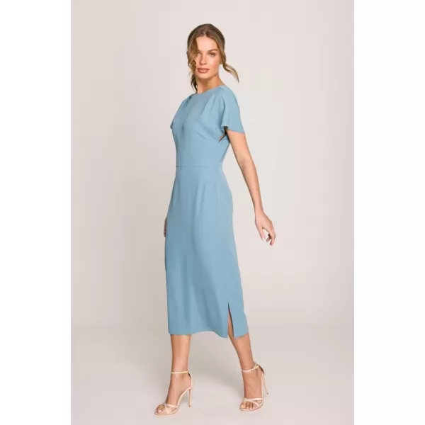  Haljina STYLOVE S398 NEBESKO PLAVO 