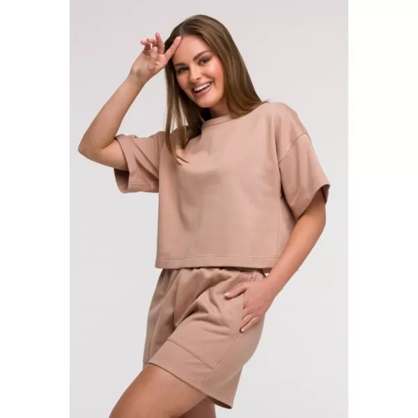  Ženski sweatshirt BEWEAR B294 MOKA 