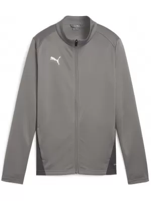 Ženska jakna PUMA TEAMGOAL TRAINING JACKET WMN 658635_13 LIJEVANO ŽELJEZO/BIJELA/SJENA SIVA