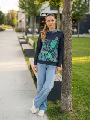 Ženska vrhunska funkcionalna majica ALTISPORT VOJ/ALW061MI01 PLAVA