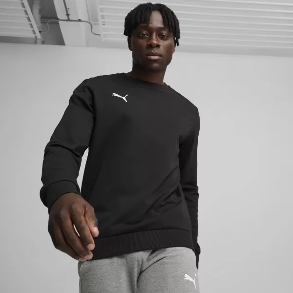  Muška dukserica PUMA TEAMGOAL CASUALS CREW NECK S 658592_03 PUMA CRNA/PUMA BIJELA 