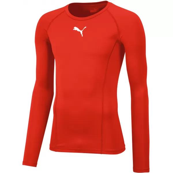 T -majica PUMA LIGA BASELAYER TEE LS JR 655921_01 PUMA RED 