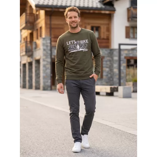  Muški sweatshirt ALTISPORT ALM190406 VOJNOG 