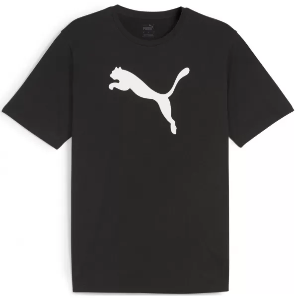  Košulja PUMA TEAMRISE LOGO JERSEY COTTON 658705_03 PUMA CRNA/PUMA BIJELA 