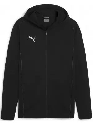 Jakna PUMA TEAMFINAL CASUALS HOODED JKT 658528_03 PUMA CRNO/PUMA SREBRO