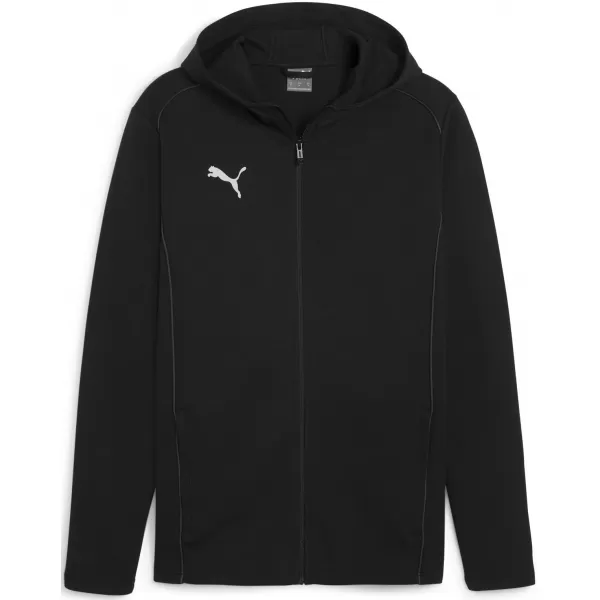 Jakna PUMA TEAMFINAL CASUALS HOODED JKT 658528_03 PUMA CRNO/PUMA SREBRO 