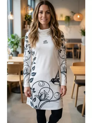 Ženska vrhunska produžena majica ALTISPORT VOJ/ALW0106MI06 BIJELA