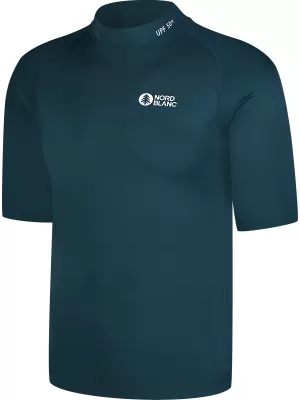 Muška majica s UV zaštitom NORDBLANC MARINE NBSMF8089 TAMNOPLAVA